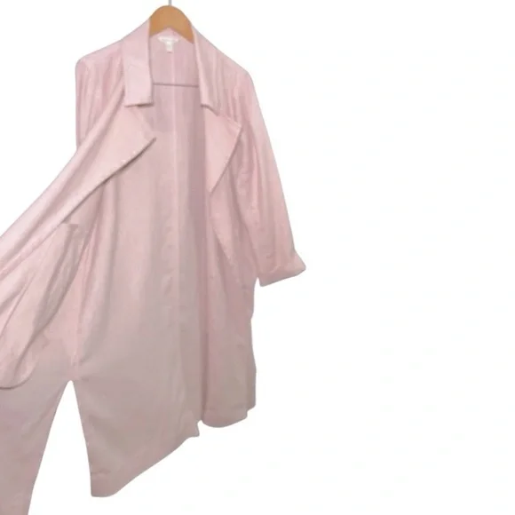 EUC Eileen Fisher Organic Cotton Pink Knee Length Sz M - Picture 9 of 9